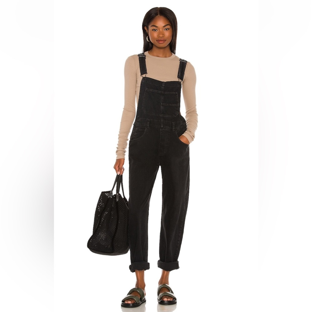 Free People Ziggy Overall - Black